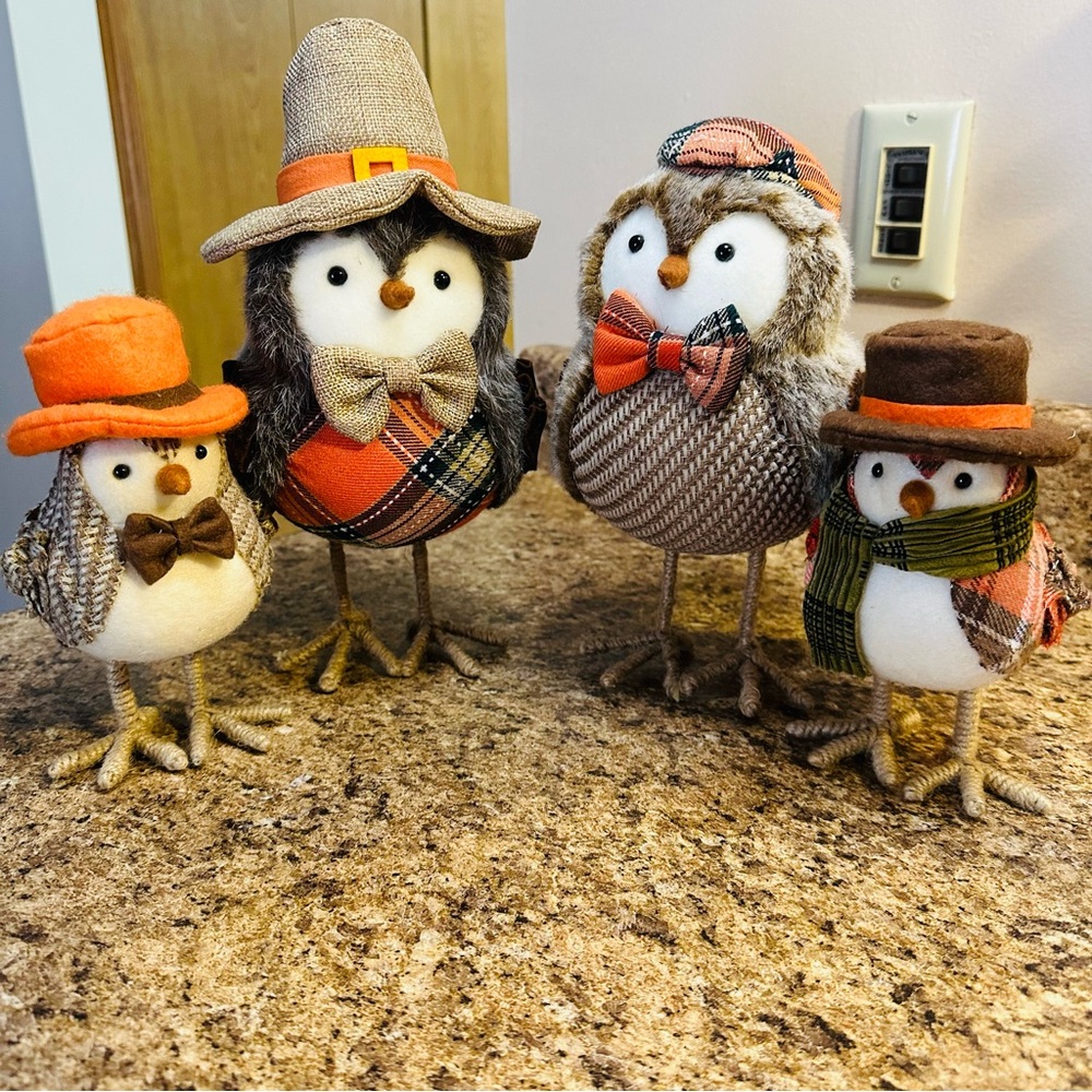 Featherly Friends Fabric Birds